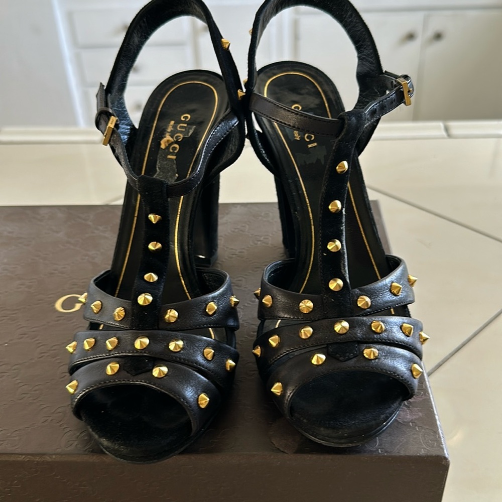 Gucci Preloved Platform Sandal Size 36 1/2